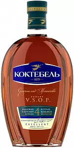 Коньяк Коктебель 4 Звезды 0.5 л