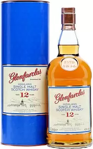 Виски Glenfarclas 12 Years Old 1 л в подарочной упаковке