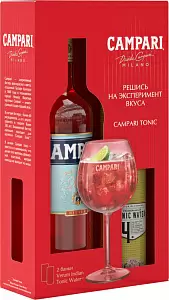 Настойка Campari Verum Indian Tonic Water 2 Cans 0.75 л в подарочной упаковке