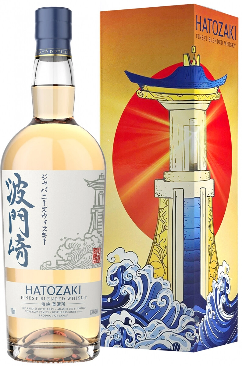 Виски Hatozaki Japanese Blended 0.7 л в подарочной упаковке