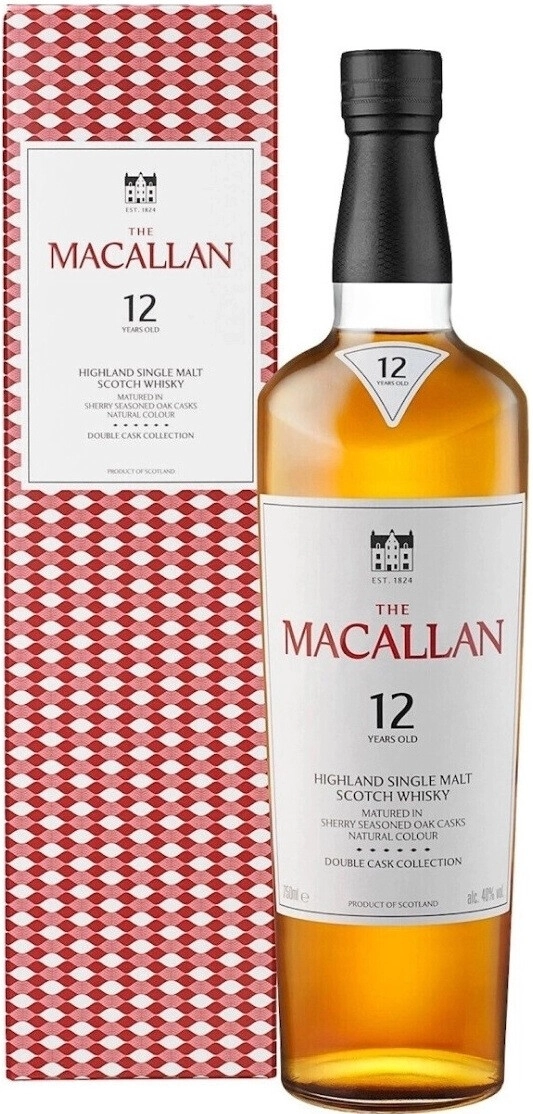 Виски Macallan Double Cask 12 Years Old 0.7 л в подарочной упаковке