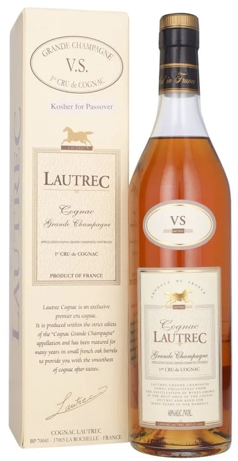 Коньяк Lautrec VS Grande Champagne Premier Cru 0.7 л в подарочной упаковке