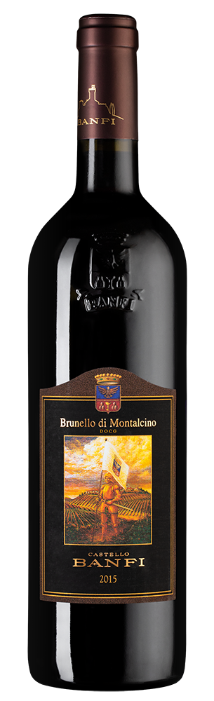 Вино Красное Сухое "Кастелло Банфи Брунелло ди Монтальчино" 0,75 л 2015 г. (SW)