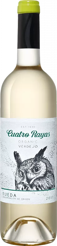 Вино Verdejo Organic Rueda DO Cuatro Rayas 0.75 л