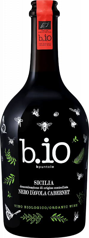 Вино Bio Nero d'Avola-Cabernet Organic 2020 г. 0.75 л