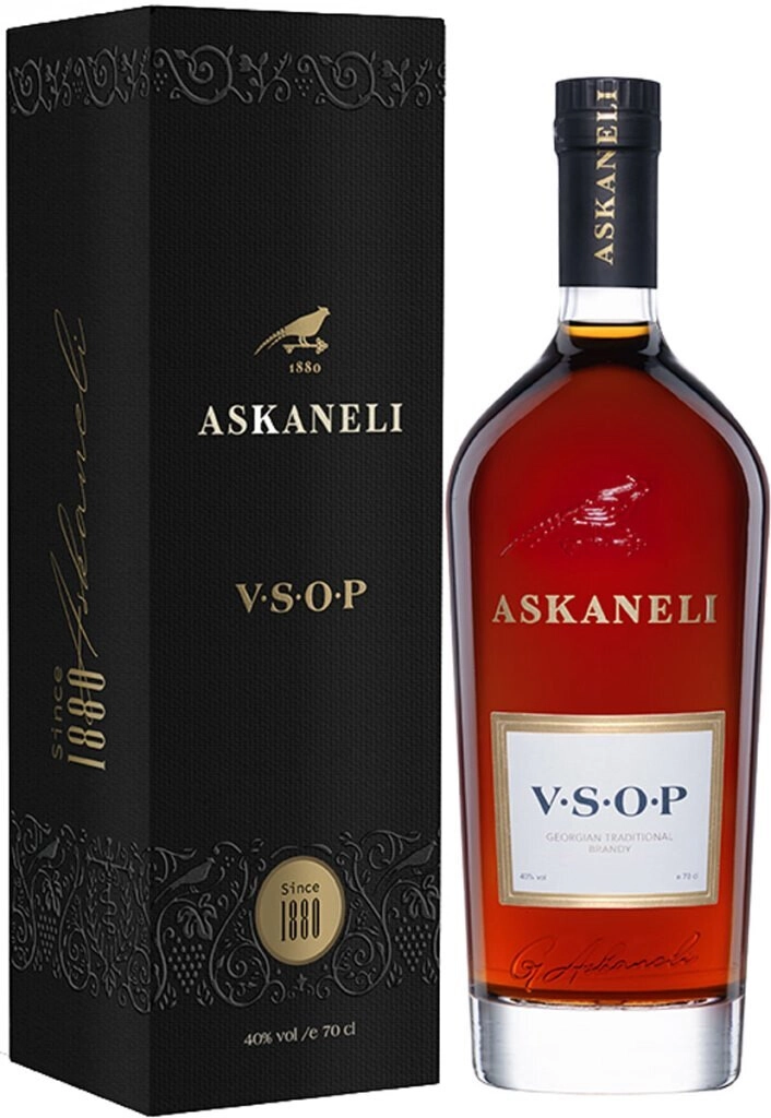 Коньяк Асканели VSOP 0.7 л в подарочной упаковке