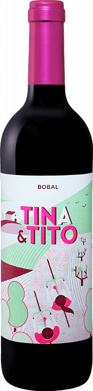 Вино Красное Сухое "Тина и Тито" 0,75 л 2020 г. (LD)