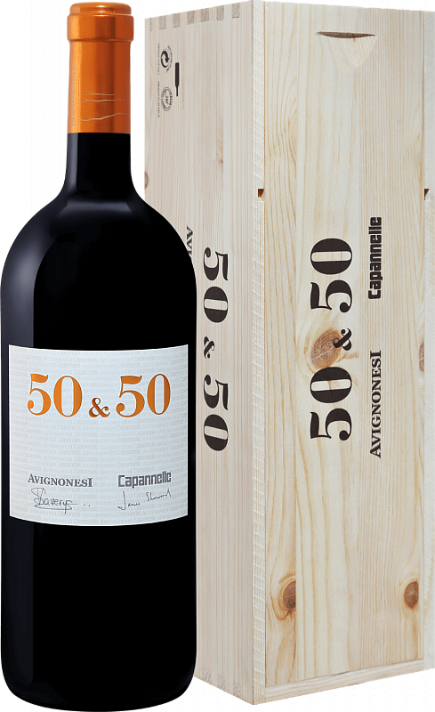 Вино Красное Сухое "Авиньонези 50 и 50" 1,5 л 2016 г. (LD)