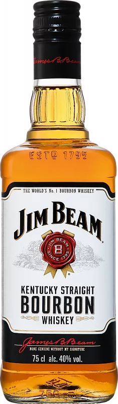 Виски Jim Beam Kentucky Straight Bourbon Whiskey 0.75 л
