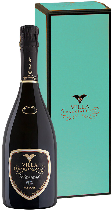 Игристое вино Villa Franciacorta Diamant Pas Dose Franciacorta 0.75 л Gift Box