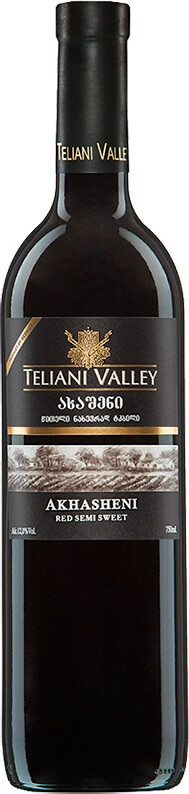 Вино Красное Полусладкое "Teliani Valley Akhasheni" 0,75 л (WS)
