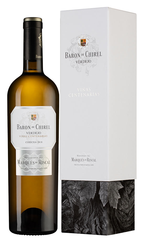 Вино Baron de Chirel Blanco 2018 г. 0.75 л Gift Box