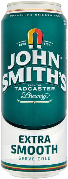 Пиво John Smith's Extra Smooth with nitrogen capsule Can 0.44 л