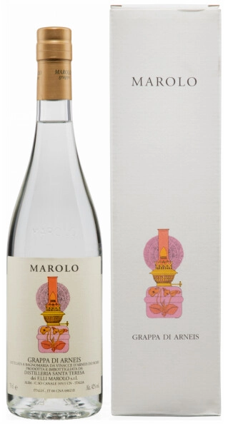 Граппа Marolo Grappa di Arneis 0.7 л в подарочной упаковке