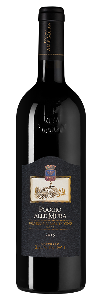 Вино Brunello di Montalcino Poggio alle Mura 2015 г. 0.75 л