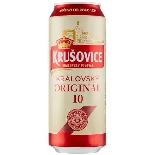 Пиво Krusovice Kralovsky Original 10 Can 0.5 л