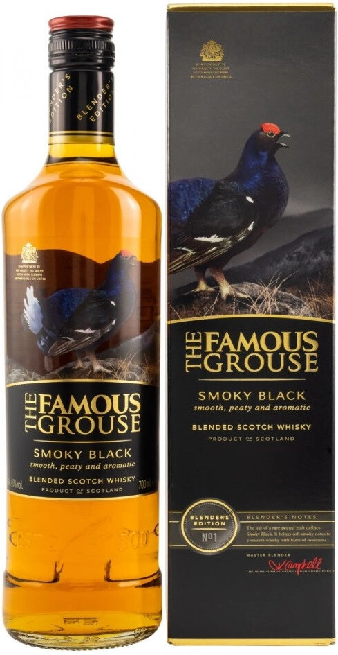 Виски The Famous Grouse Smoky Black 0.7 л в подарочной упаковке