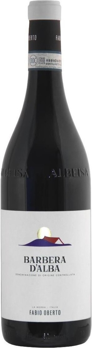 Вино Красное Сухое "Фабио Оберто Барбера д Альба DOC" 0,75 л 2018 г. (WS)