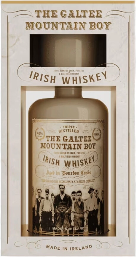 Виски The Galtee Mountain Boy 0.7 л 1 Glass в подарочной упаковке