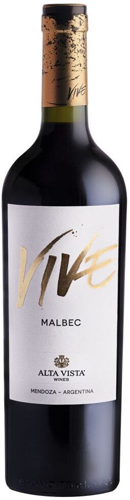 Вино Vive Malbec 2021 г. 0.75 л