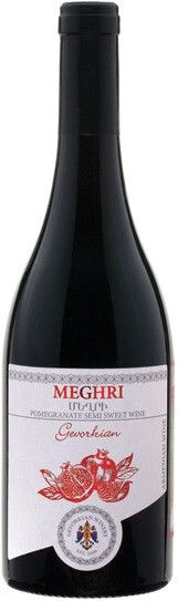 Вино Красное Полусладкое "Meghri Pomegranate" 0,75 л (LD)