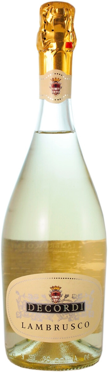 Игристое вино Decordi Bianco Amabile Lambrusco dell'Emilia IGT 0.75 л