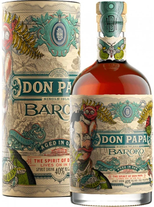 Ром Don Papa Baroko 0.7 л в подарочной упаковке