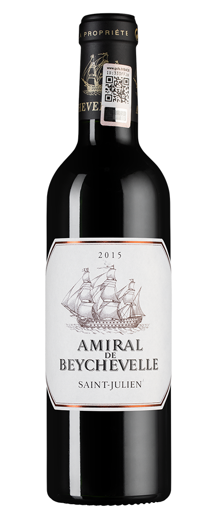 Вино Amiral de Beychevelle 2015 г. 0.375 л