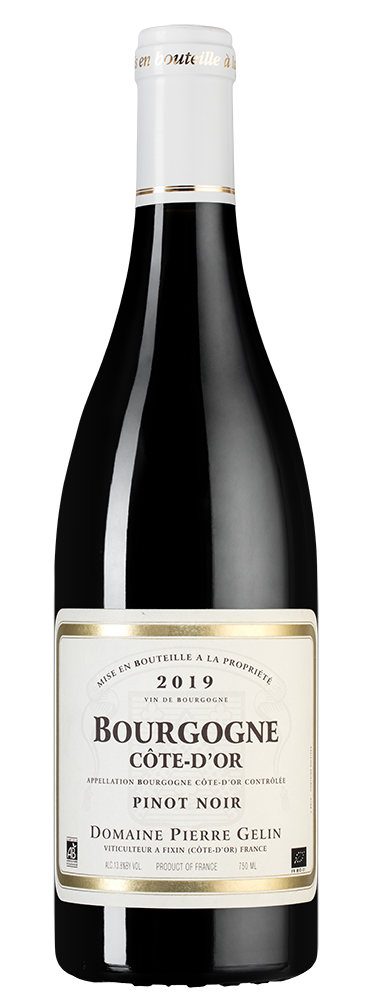 Вино Bourgogne Pinot Noir 2019 г. 0.75 л