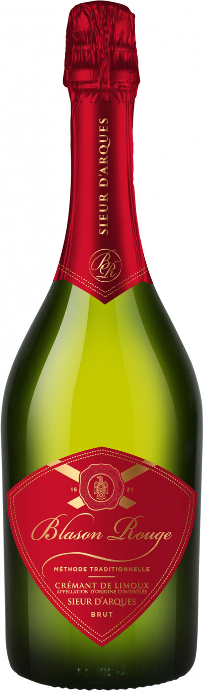 Белое Брют Игристое вино Sieur d'Arques Blason Rouge Cremant Brut Limoux 0.75 л