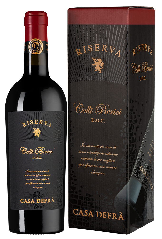 Вино Casa Defra Colli Berici Riserva 2017 г. 0.75 л Gift Box