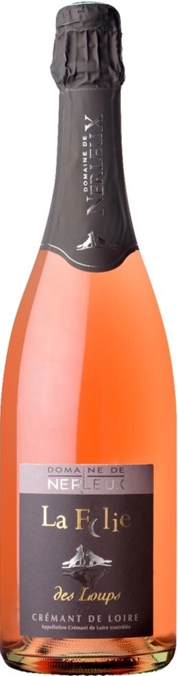 Domaine de Nerleux · La Folie des Loups Cremant de Loire Rose Brut