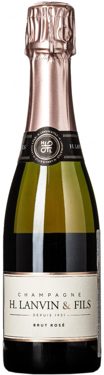 Шампанское Champagne H. Lanvin et Fils Brut Rose 2018 г. 0.375 л