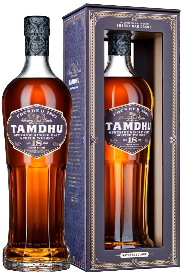 Виски Tamdhu 18 YO Single Malt 0.7 л в подарочной упаковке