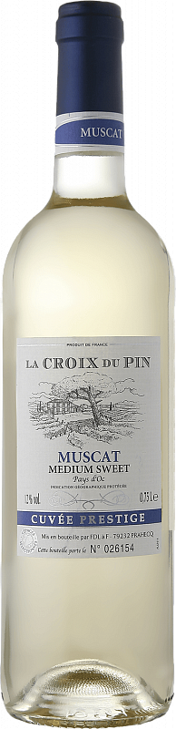 Вино La Croix du Pin Muscat Pays d'Oc IGP 2020 г. 0.75 л