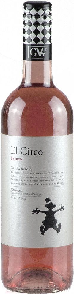 Вино Розовое Сухое "Эль Сирко Пайясо" 0,75 л (WS)
