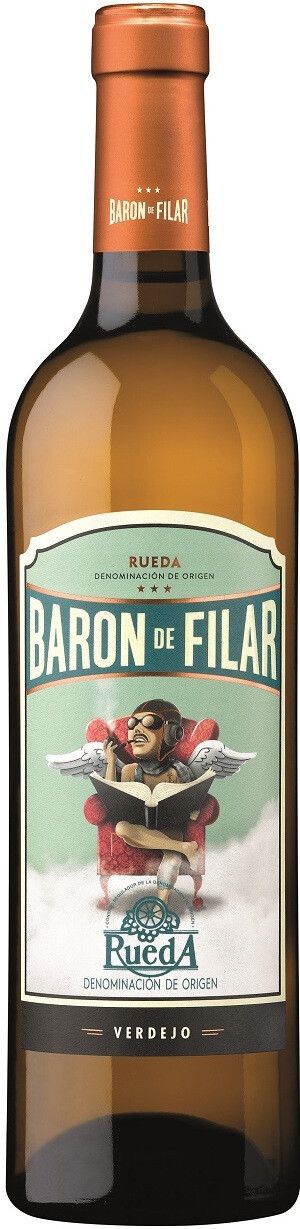 Вино Белое Сухое "Барон де Филар Вердехо" 0,75 л 2018 г. (WS)