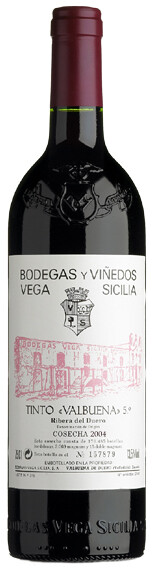 Вино Bodegas Vega Sicilia Ribera del Duero Valbuena 5 0.75 л