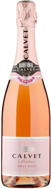 Розовое Брют Игристое Вино Calvet Cremant De Bordeaux Brut Rose 0.75 л