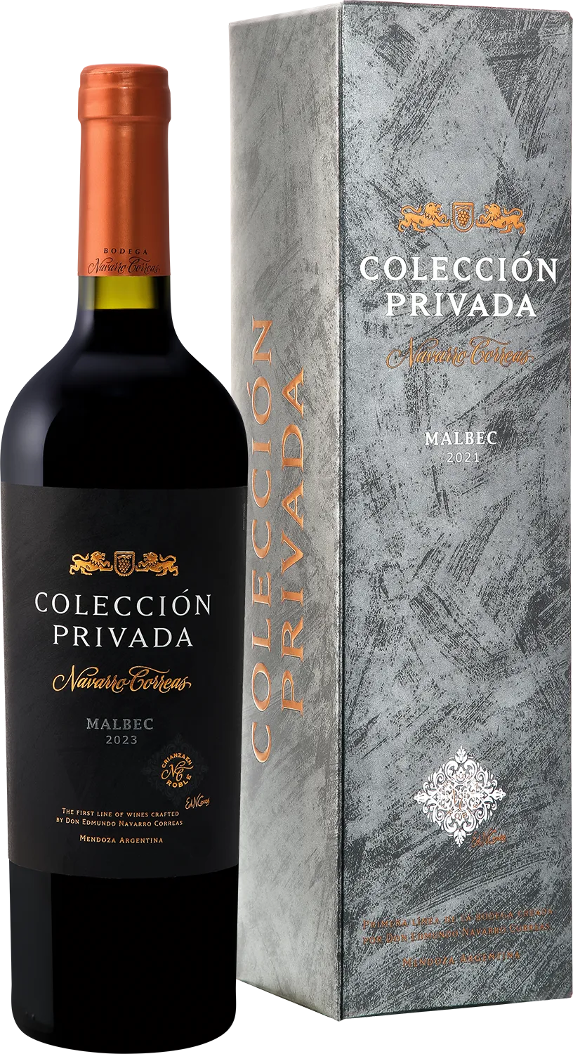 Вино Coleccion Privada Malbec 0.75 л в подарочной упаковке