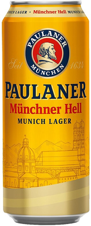 Пиво Paulaner Original Munchner Hell Can 0.5 л