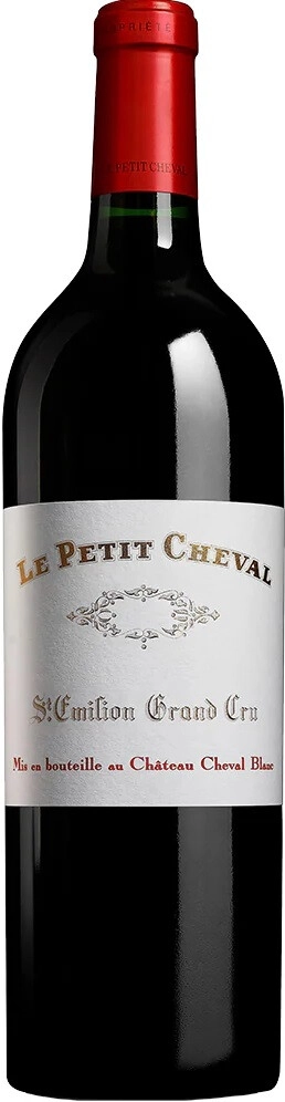 Вино Le Petit Cheval Chateau Cheval Blanc 2021 г. 0.75 л