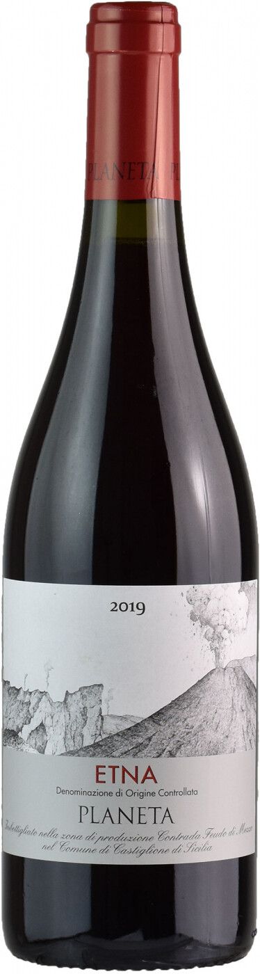 Вино Красное Сухое "Планета Этна Россо IGT" 0,75 л 2019 г. (WS)