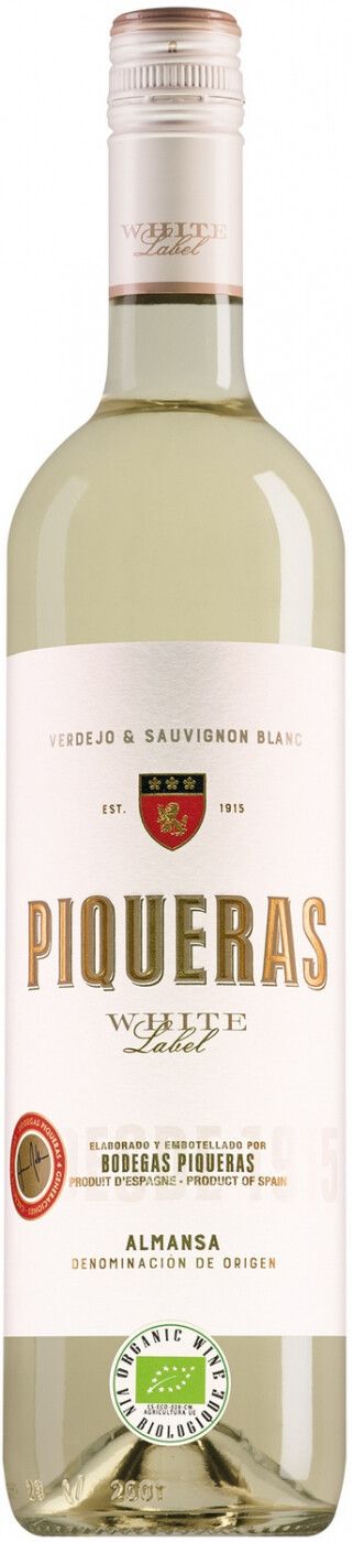 Вино Piqueras Blanc Label Organic 2018 г. 0.75 л