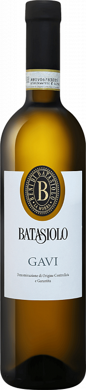 Вино Белое Сухое "Батазиоло Гави DOCG" 0,75 л 2020 г. (LD)