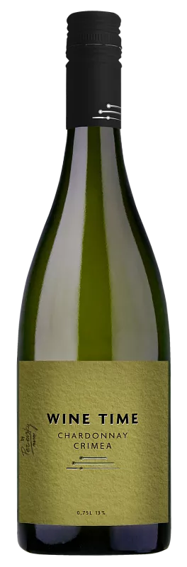 Вино Wine Time Chardonnay Crimea Wein und Wasser 0.75 л