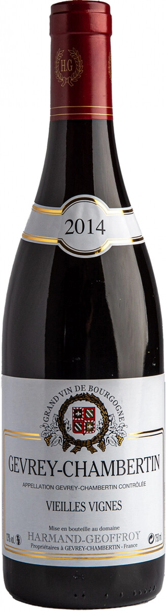 Вино Domaine Harmand-Geoffroy Gevrey-Chambertin Vieilles Vignes 2014 г. 0.75 л