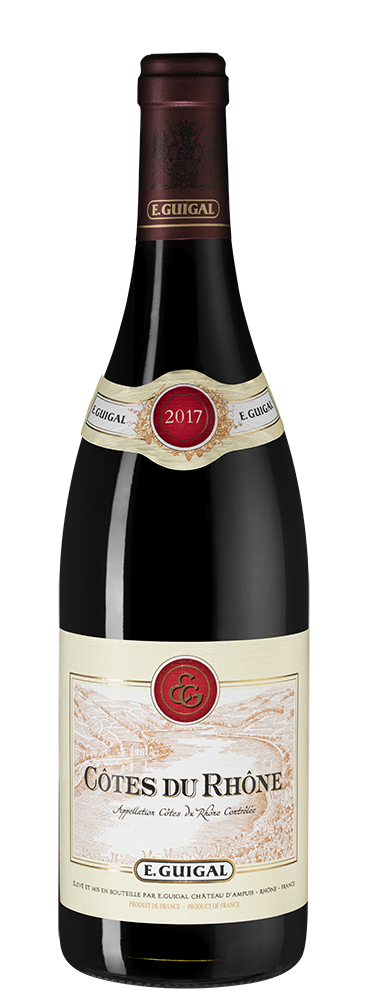 Вино Cotes du Rhone Rouge 2017 г. 0.75 л