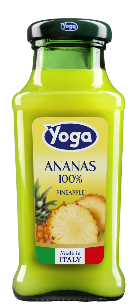 Сок ананасовый Yoga Glass 0.2 л 24 шт.