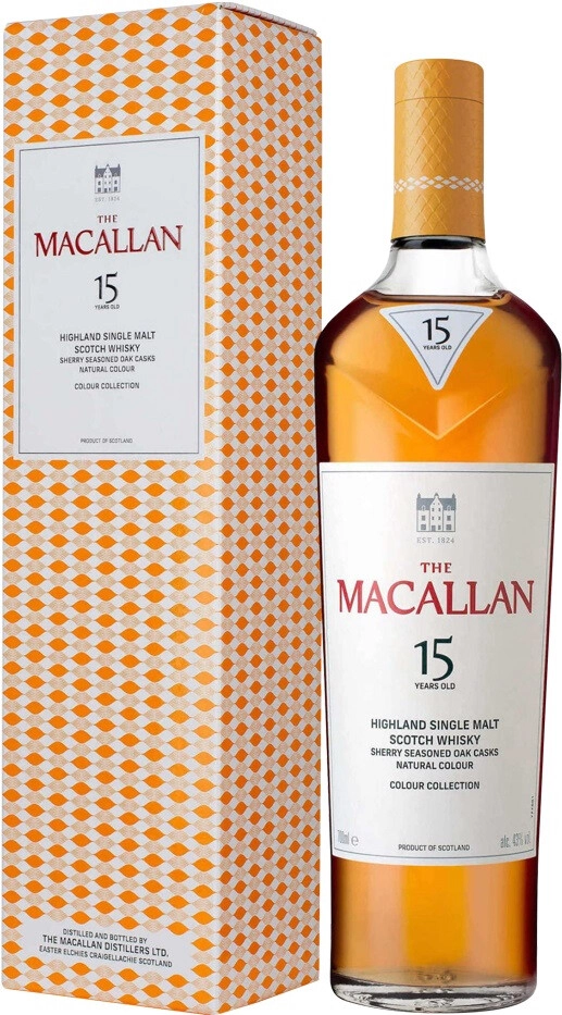 Виски Macallan Colour Collection 15 Years Old 0.7 л в подарочной упаковке